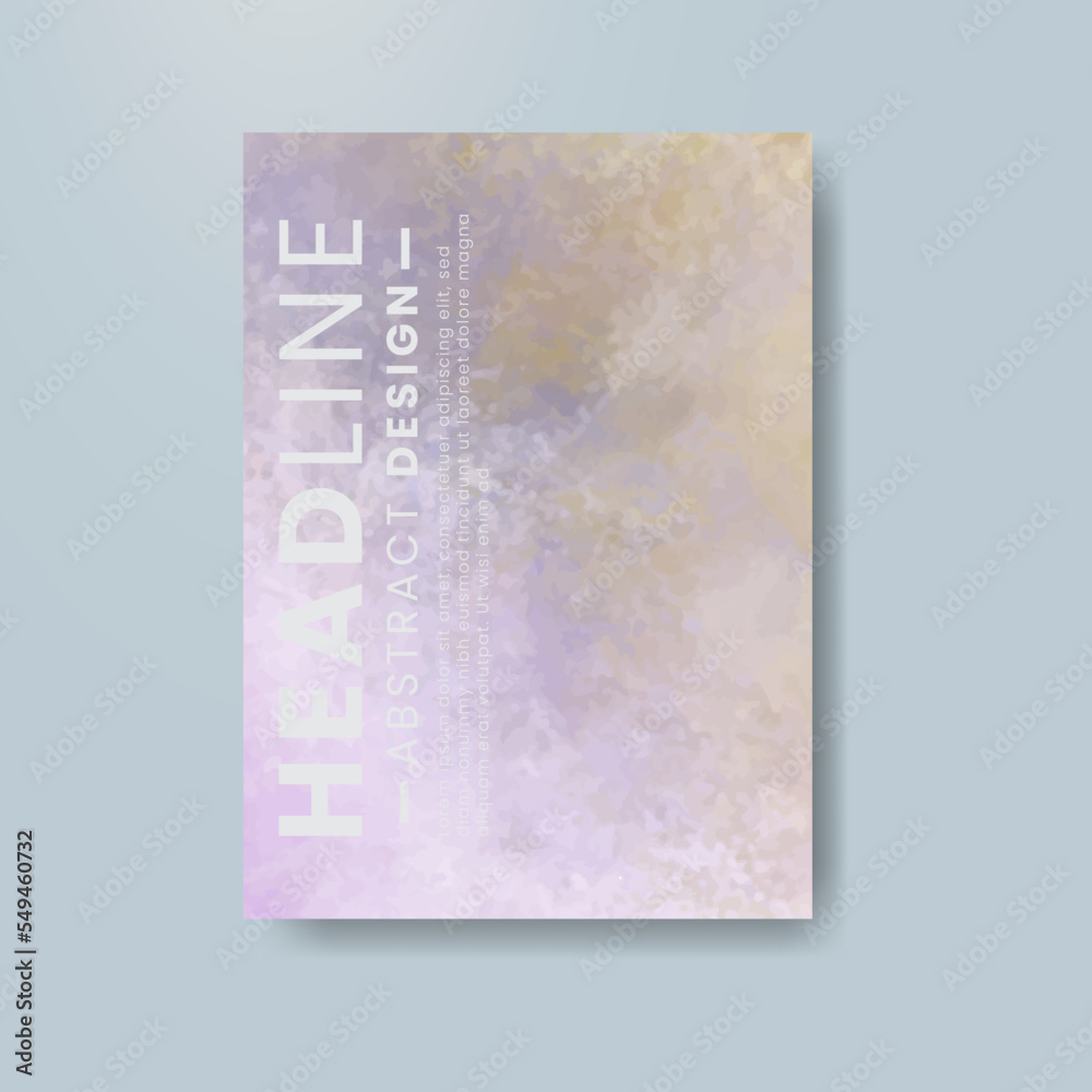 Fototapeta premium cards with bright colorful vector watercolor background. Design for your date, postcard, banner.