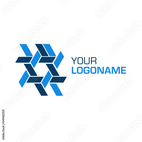 abstract vector logo design