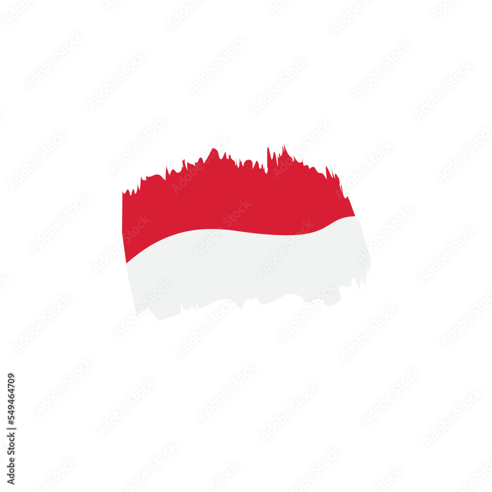 Naklejka premium Brush Flag