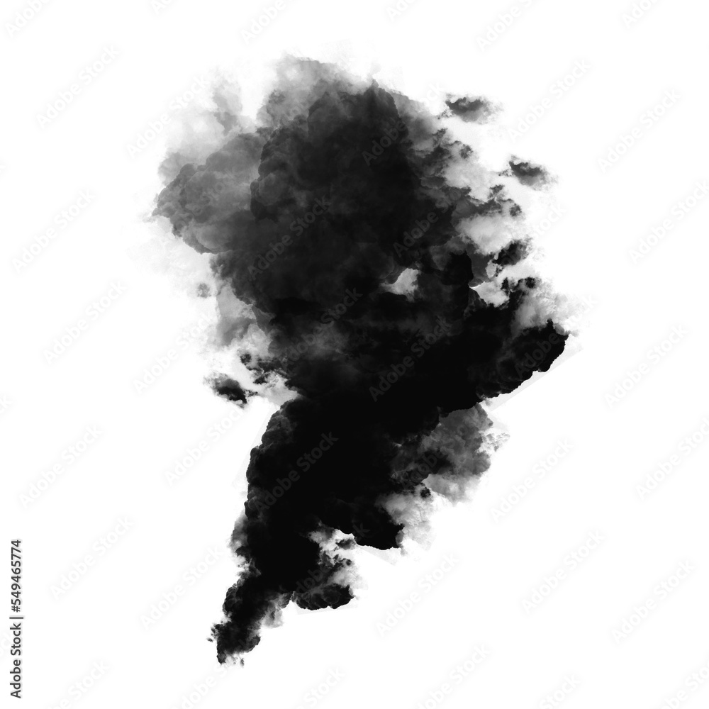 black smoke illustration