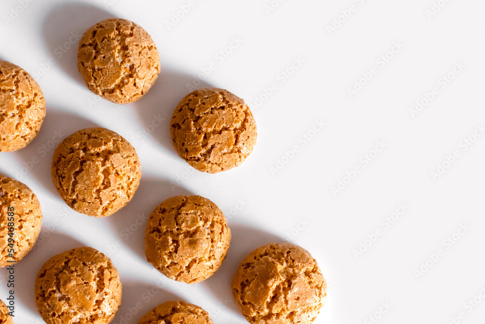 homemade cookies with cracks on a light background pattern copy space homemade cookies with cracks on a light background pattern copy space