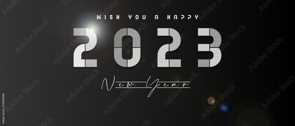 Happy New Year 2023 banner