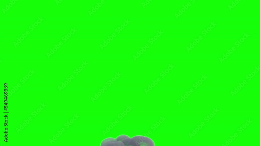 a smoke puff on green background. smoke puff looping animation. smoke vapor isolated a smoke puff on green background. smoke puff looping animation. smoke vapor isolated