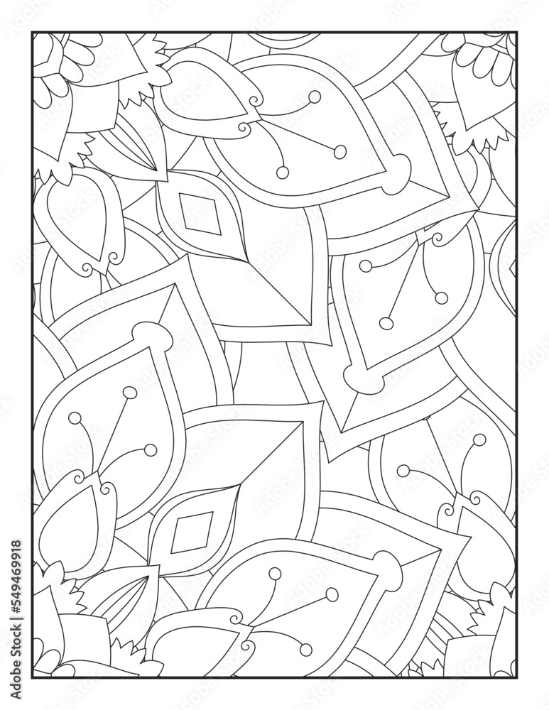 Mandala Coloring Pages, Pattern Coloring Page, Adult Coloring Page ...