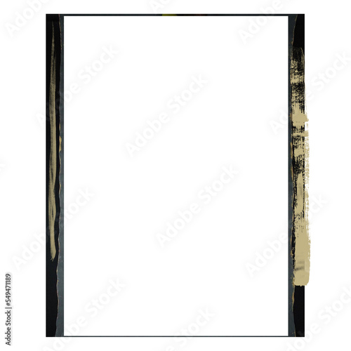 Medium format color film frame. Blank large format blank film negative or picture frame, free photo space.