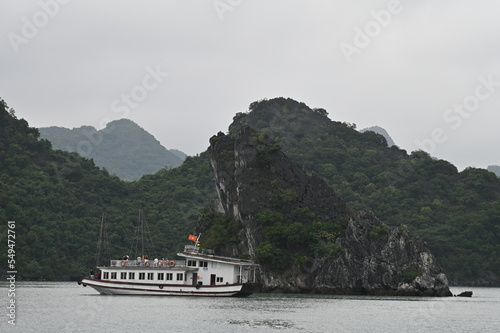 Ha Long, Vietnam - November 26, 2022: The Ha Long Bay photo