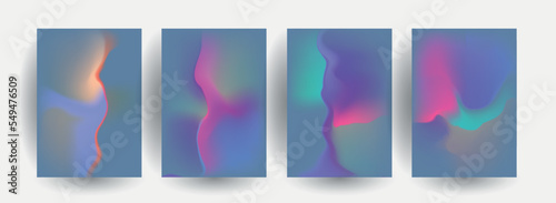 Abstract gradient vector background for business brochure cover design	