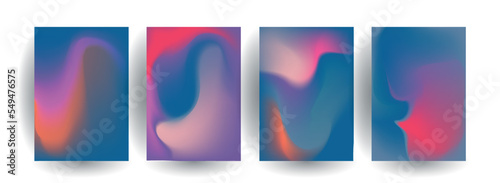 Abstract gradient vector background for business brochure cover design	