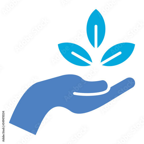 Natural Resources Glyph Two Color Icon