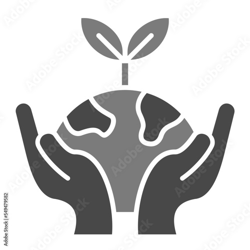 Environment Greyscale Glyph Icon