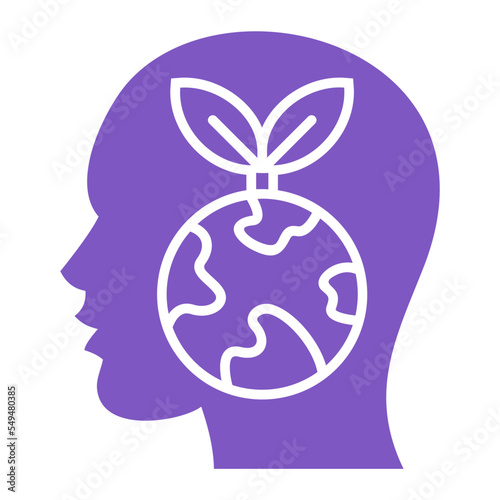Think Eco Multicolor Glyph Icon