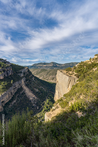 Hilly landscape. Hoz Canyon, Chera (Valencia Spain) © MiguelAngel
