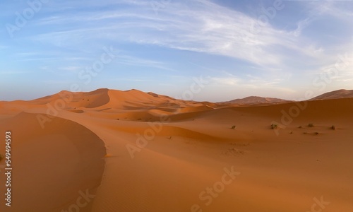 Fototapeta Naklejka Na Ścianę i Meble -  Dunas de arena en el desierto Sahara