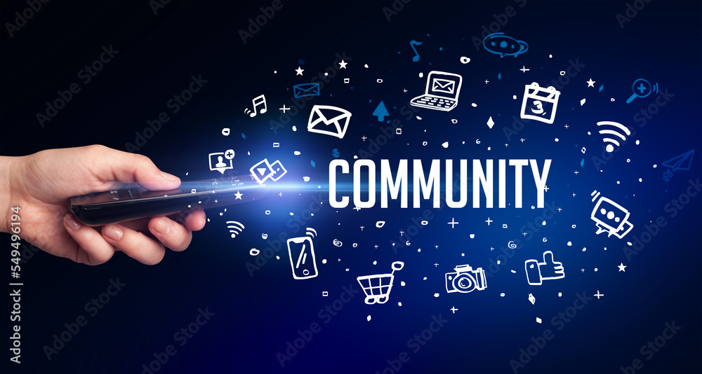 hand holding wireless peripheral concept hand holding wireless peripheral concept