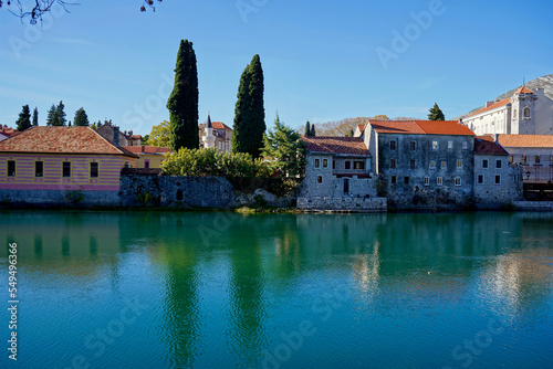 View at old town of Trebinje and Trebisnjica river, Bosnia and Herzegovina.