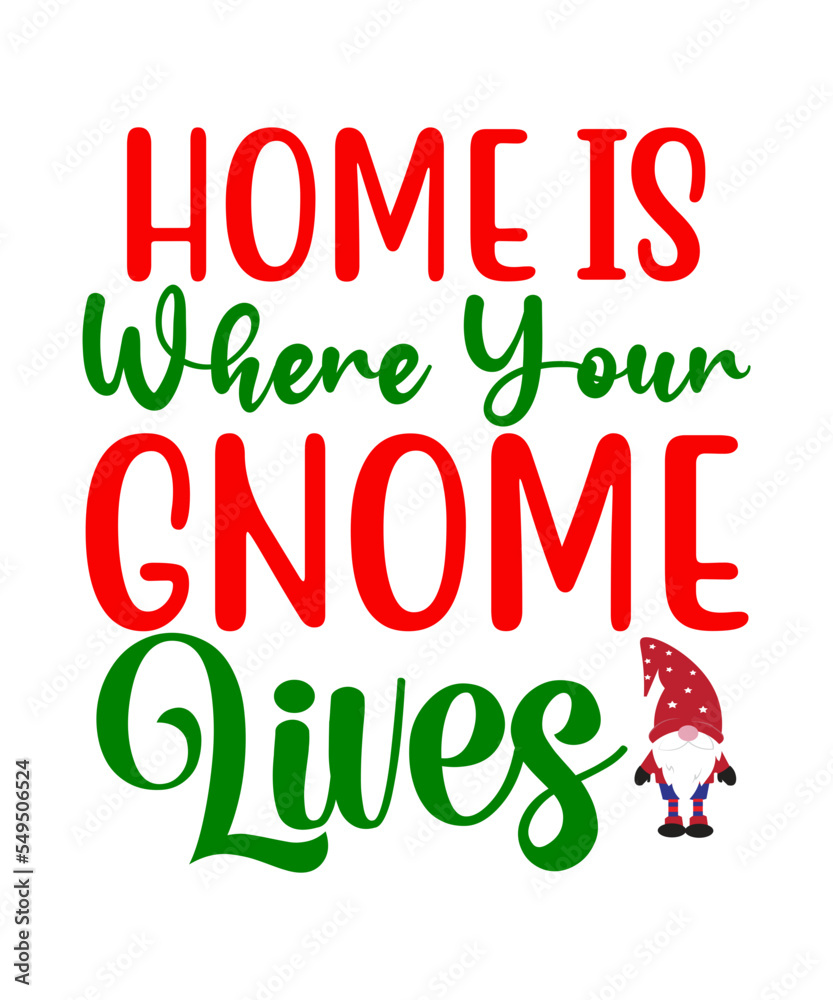 Home Is Where Your Gnome Lives SVG