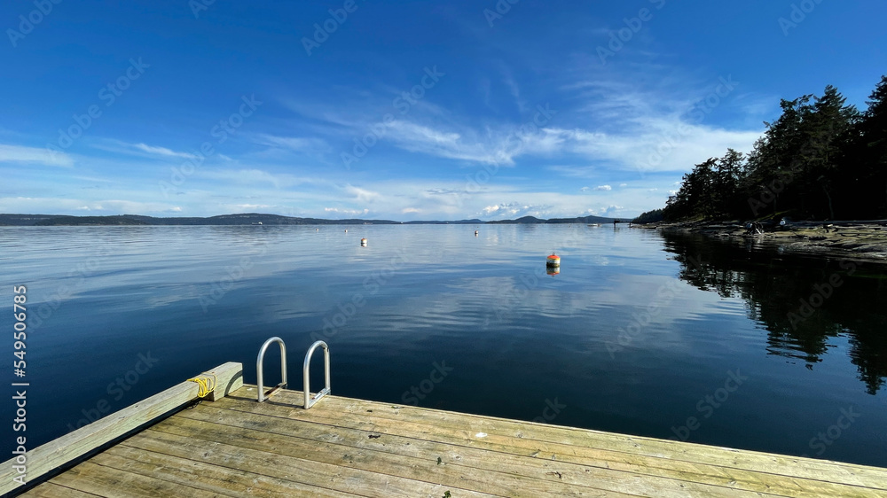 Naklejka premium Ladysmith on the East Coast of Vancouver Island, British Columbia, Canada