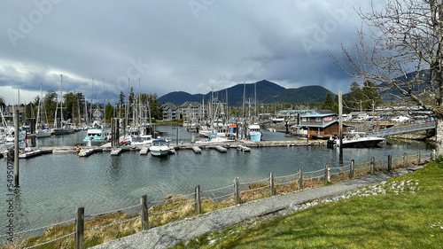 Ucluelet Harbour on Vancouver Island  British Columbia  Canada