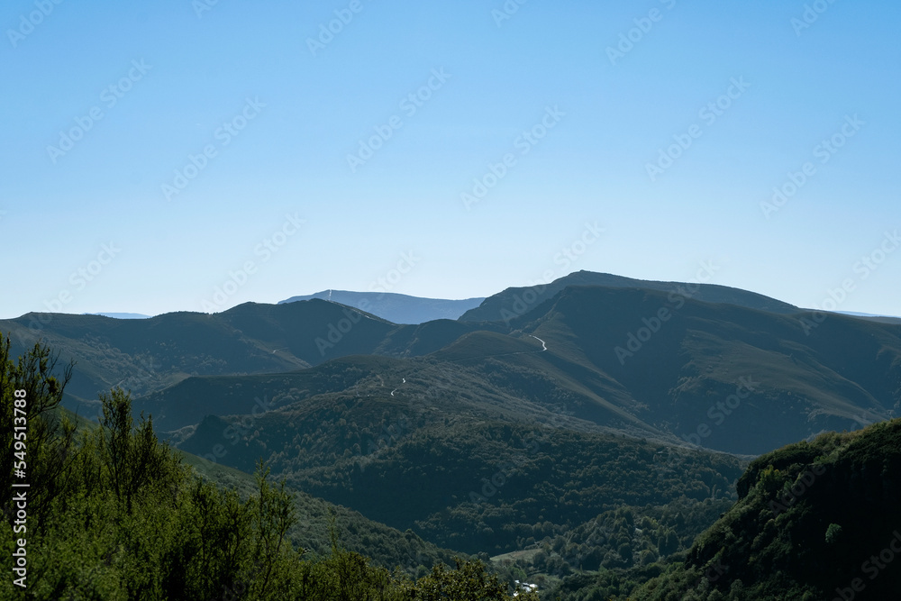 Landscape in the Caurel mountains