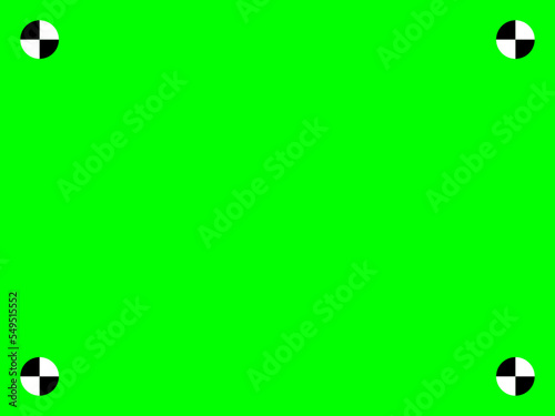 Chroma key greenscreen background