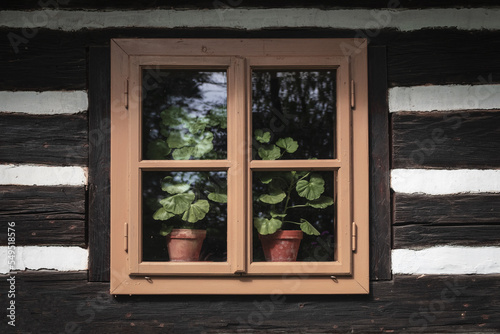 window in a old house