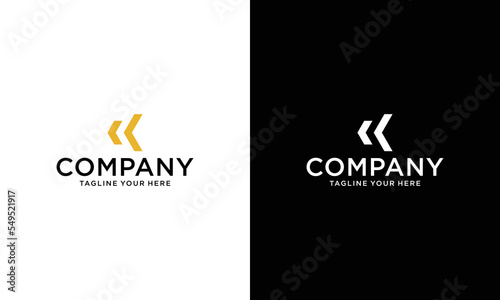 Letter K logo icon design template elements. Modern alphabet vector design