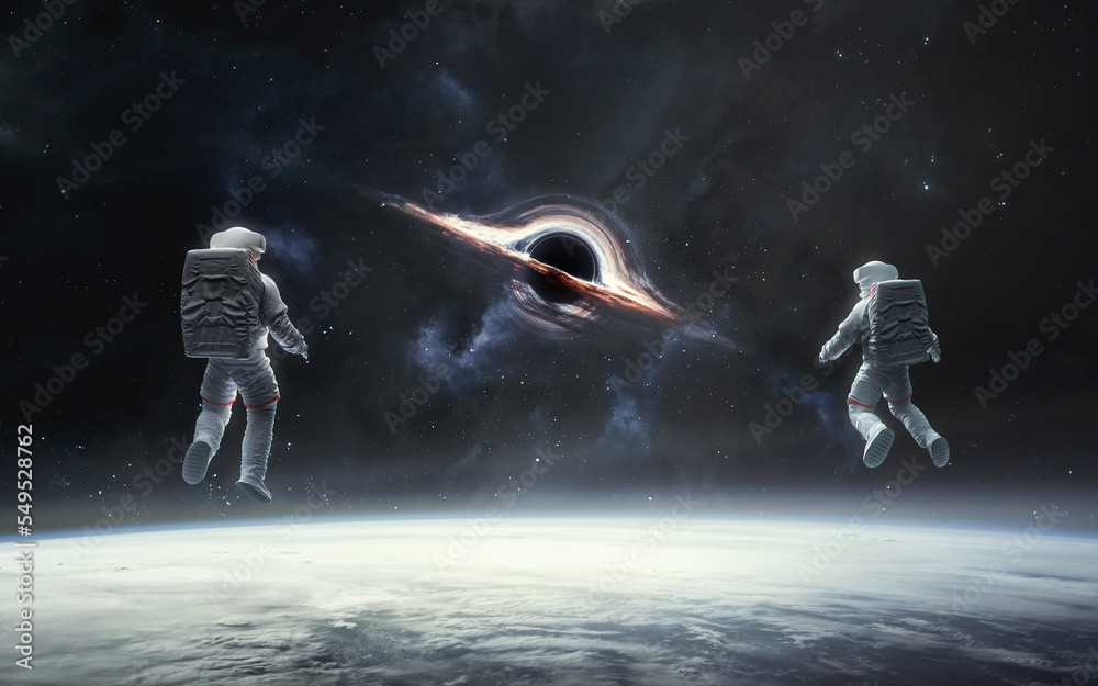 Astronaut In A Black Hole