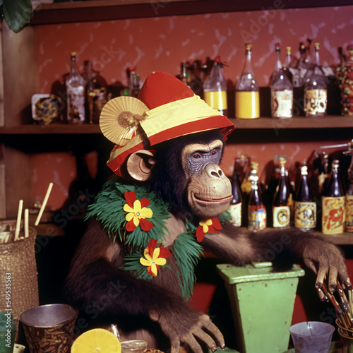Monkeying around in the bar
