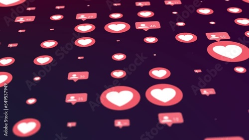 Style tiktok icons. Background in the style of tiktok instagram. Social network for youth. targeted advertising. Instagram style. November 27, Ukraine, Dnipro, 2022