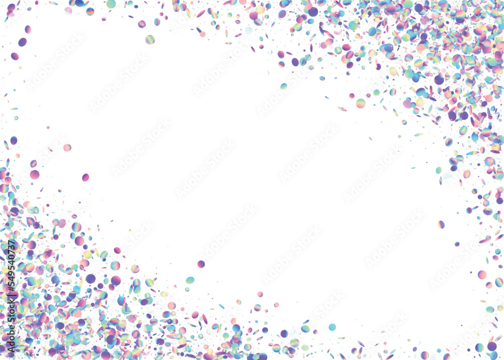 Glitch Texture. Festive Foil. Hologram Background. Falling Sparkles. Violet Laser Effect. Shiny Element. Party Carnaval Illustration. Luxury Art. Pink Glitch Texture