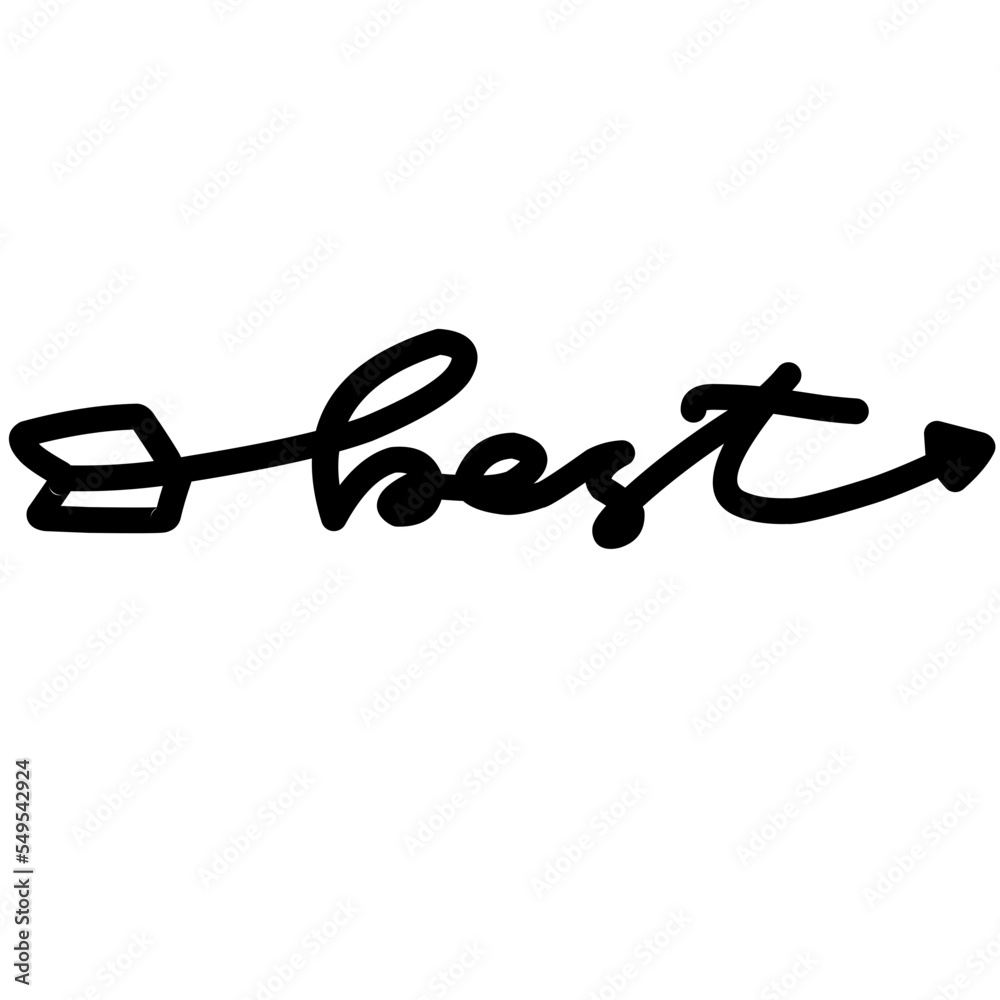 Obraz premium Hand drawn vector arrow set