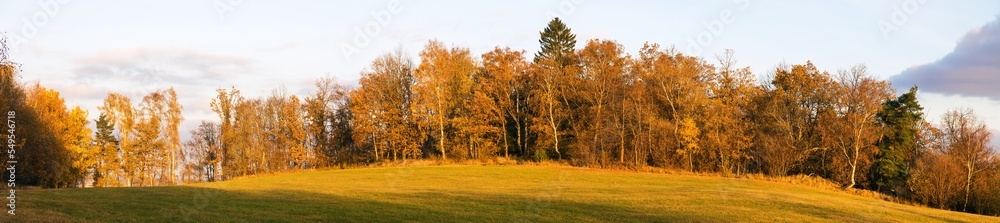 autumn scenery from Bohemian and Moravian highland autumn scenery from Bohemian and Moravian highland