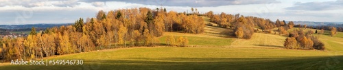 autumn scenery from Bohemian and Moravian highland