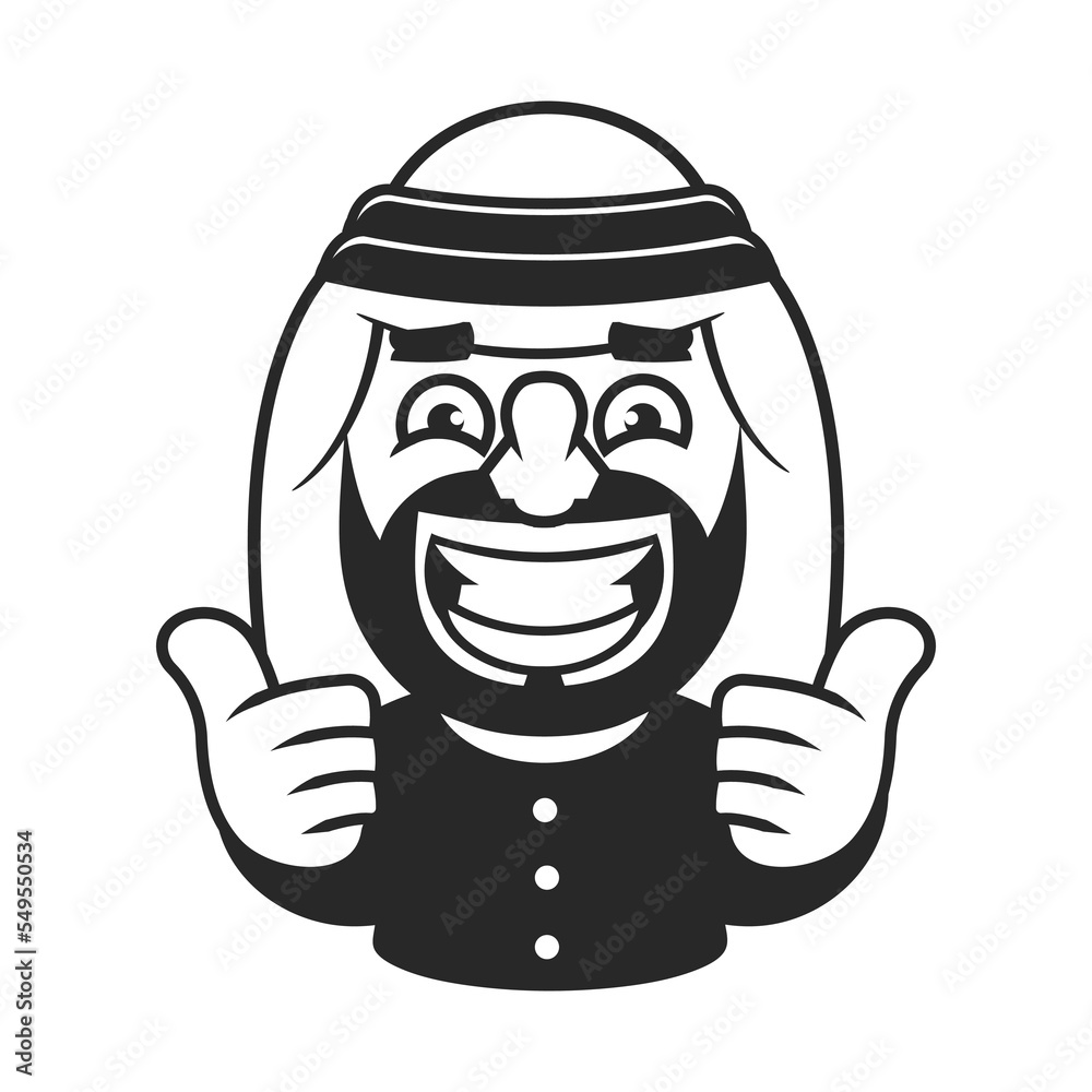arabic-man-in-traditional-muslim-hat-avatar-stock-vector-adobe-stock