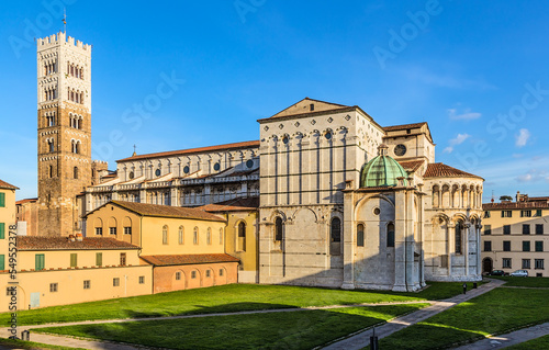 Lucca, Italy. Cathedral of St. Martin or "Duomo di Lucca", XI - XIV centuries