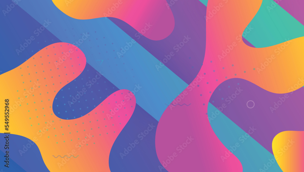 Liquid Flyer. Wave Futuristic Poster. Purple Mobile Cover. Horizontal Backdrop. Digital Pattern. 3d Landing Page. Rainbow Layout. Vibrant Frame. Violet Liquid Flyer