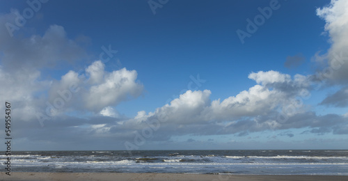 coast  north sea  beach  clouds  callantsoog  netherlands  waves  