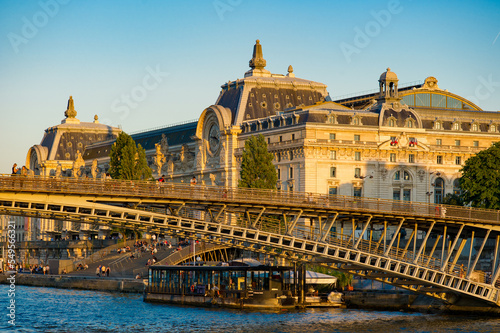 Photography Exterior view of the Museé d'Orsay in Paris, France.