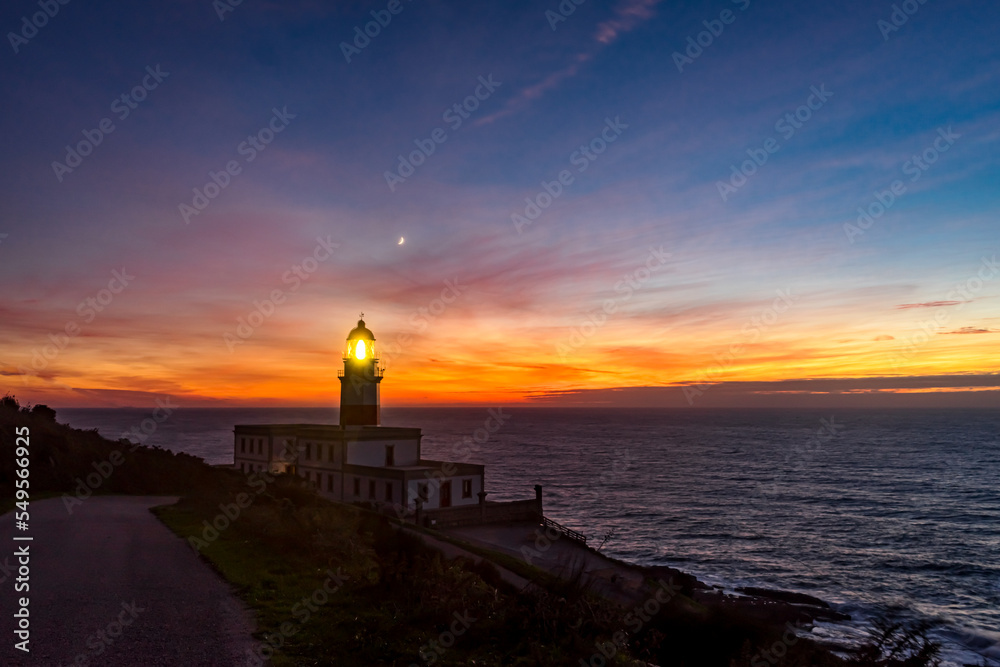 lighthouse at sunset