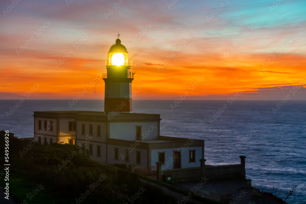 lighthouse at sunset