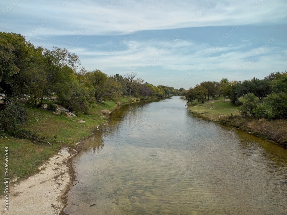 View of the Paluxy River in TX