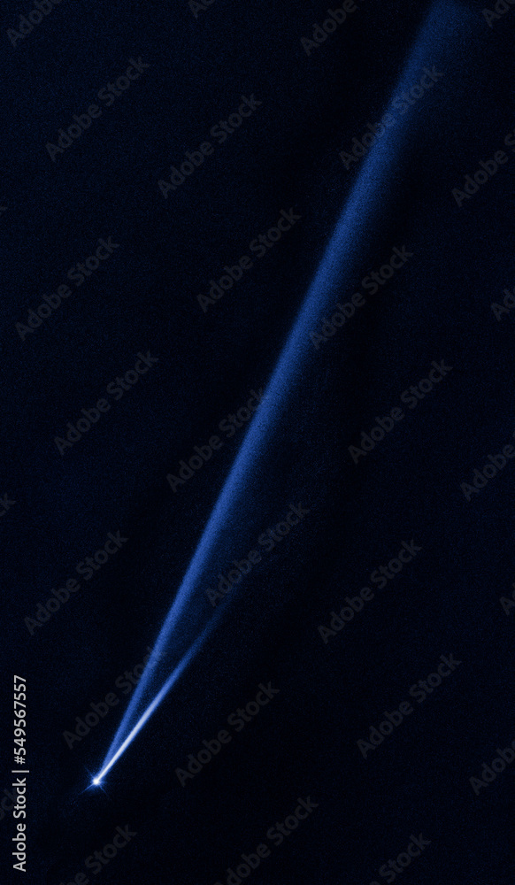 Obraz premium Self-destruction of an asteroid, falling and leaving behind dusty trail. Digitally enhanced. Elements of this image furnished by NASA.