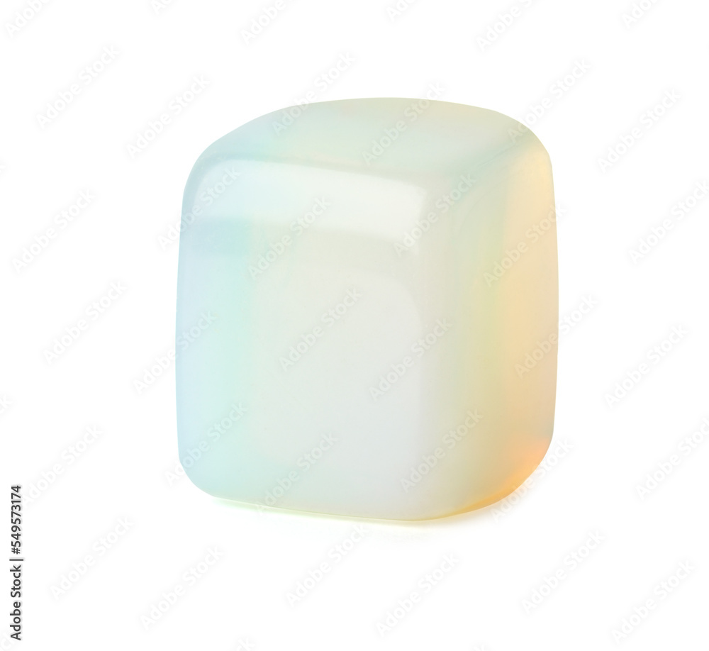 Mineral natural semiprecious stone moonstone. Isolated on a white background. Geology. Mineral natural semiprecious stone moonstone. Isolated on a white background. Geology.