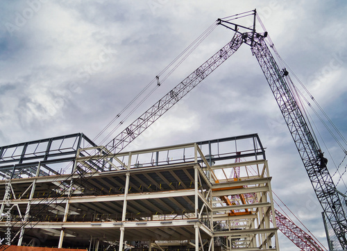 crane at a construction site 2022
