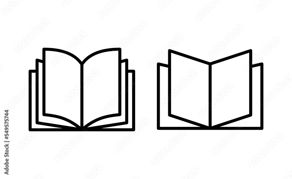 Book icon vector for web and mobile app. open book sign and symbol. ebook icon Book icon vector for web and mobile app. open book sign and symbol. ebook icon