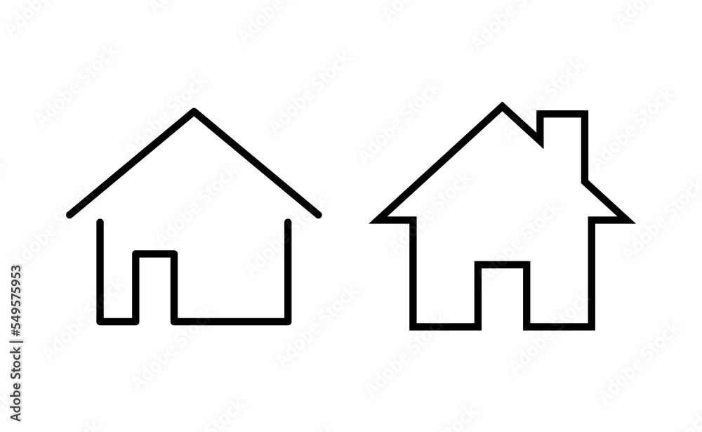 House icon vector for web and mobile app. Home sign and symbol House icon vector for web and mobile app. Home sign and symbol