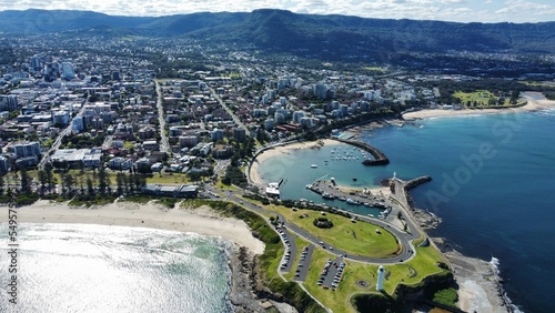 Wollongong Beach Lighthouse Aerial Drone Photo