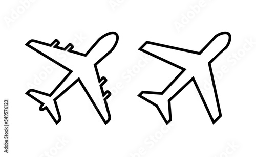 Plane icon vector for web and mobile app. Airplane sign and symbol. Flight transport symbol. Travel sign. aeroplane