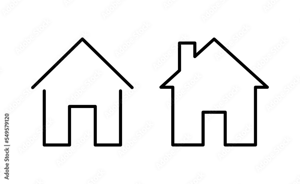 House icon vector for web and mobile app. Home sign and symbol House icon vector for web and mobile app. Home sign and symbol