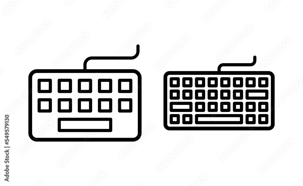 Keyboard icon vector for web and mobile app. keyboard sign and symbol Keyboard icon vector for web and mobile app. keyboard sign and symbol